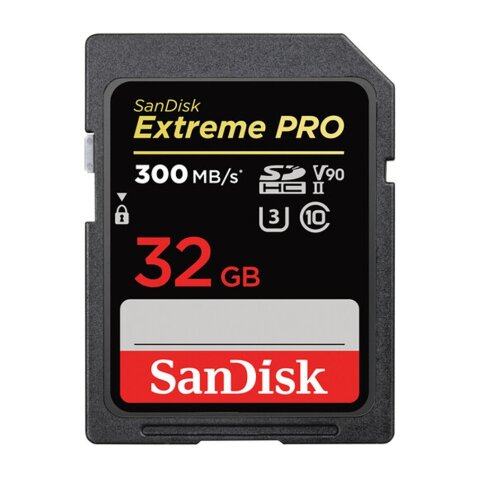 Carte mémoire SD Sandisk Carte Extreme PRO SDHC UHS-Il 32GB