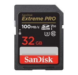 Carte mémoire SD Sandisk Extreme PRO 32GB SDHC 100MB/s