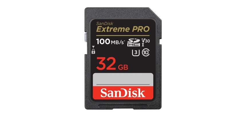 Carte mémoire SD Sandisk Extreme PRO 32GB SDHC 100MB/s