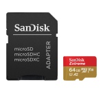 Carte mémoire micro SD Sandisk Carte Extreme microSDXC 64GB for Action Cams 170MB/s