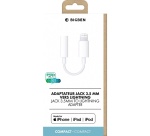 Câble téléphone portable Bbc Adaptateur Jack 3,5mm vers Lightning Blanc