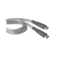 Câble téléphone portable Force Power Câble renforcé C/C 1.2m 3A Gris