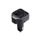 Accessoire téléphonie pour voiture Tnb Transmetteur FM Bluetooth kit mains libres et charge rapide - noir