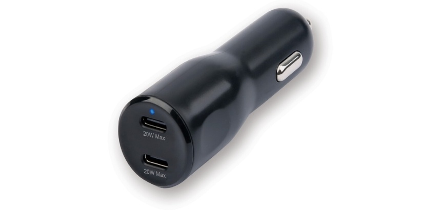 Accessoire téléphonie pour voiture Wefix Chargeur allume cigare 40w double USB-C