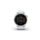 Montre connectée Garmin epix Pro (Gen 2) - 42mm, Acier, Silver avec bracelet blanc