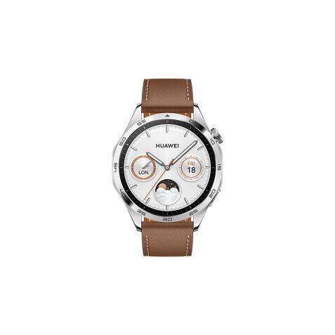 Montre connectée Huawei WATCH GT4 46mm CLASSIC  BRACELET EN CUIR MARRON