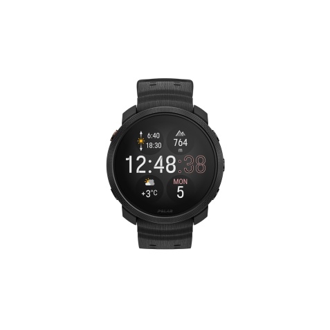 Montre connectée Polar Vantage M3 44 mm Bluetooth Noir avec bracelet silicone Noir