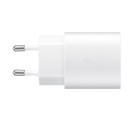 Chargeur pour téléphone mobile Samsung Chargeur secteur RAPIDE 25W port USB C Blanc