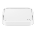Chargeur pour téléphone mobile Samsung Pad Induction plat, Charge Rapide 15W (chargeur secteur non inclus) Blanc
