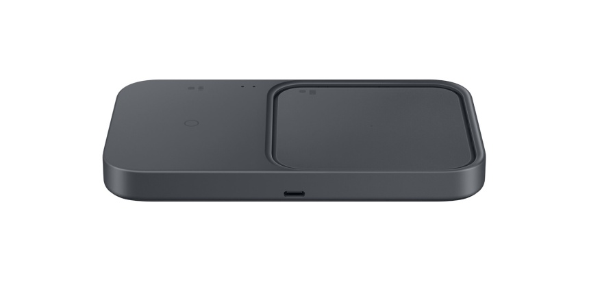 Chargeur pour téléphone mobile Samsung Pad Induction plat DUO Watch, Charge Rapide 15W (chargeur secteur non inclus) Noir