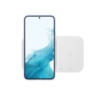 Chargeur pour téléphone mobile Samsung Pad Induction plat DUO Watch, Charge Rapide 15W (chargeur secteur non inclus) Blanc