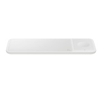 Chargeur pour téléphone mobile Samsung Pad Induction TRIO Watch, Charge Rapide 7,5W x2 (chargeur secteur inclus) Blanc
