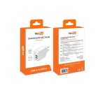 Chargeur pour téléphone mobile Wefix Chargeur secteur double USB-A 2.4A Blanc