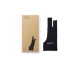Gants tactiles Wacom Gant de dessin noir, taille unique, pour droitiers et gauchers, extensible, durable et respirant. Fabrique a partir de materiaux recycles.