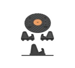 Support pour téléphone mobile Casr Support smartphone universel antiderapant noir