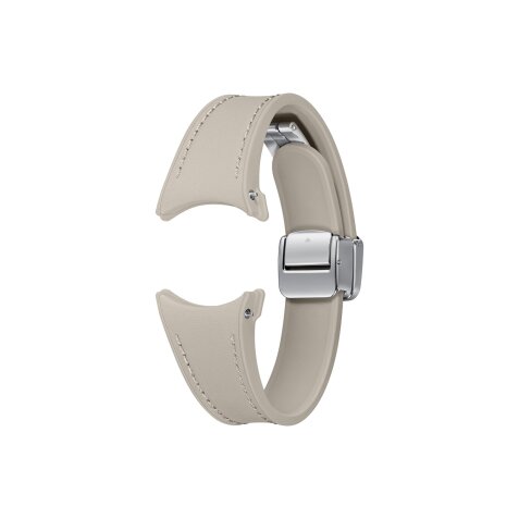 Accessoires bracelet et montre connectée Samsung Bracelet Simili cuir S/M 115mm G Watch 6 Taupe