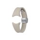 Accessoires bracelet et montre connectée Samsung Bracelet Simili cuir S/M 115mm G Watch 6 Taupe