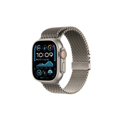 Apple watch Apple Watch Ultra 2 GPS + Cellular 49mm Boîtier en Titane Naturel avec Bracelet Milanais Titane Naturel - M version 2024