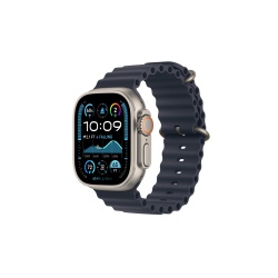 Apple watch Apple Watch Ultra 2 GPS + Cellular 49mm Boîtier en Titane Naturel avec Bracelet Océan Marine version 2024