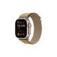 Apple watch Apple Apple Watch Ultra 2 GPS + Cellular 49mm Boîtier en Titane Naturel avec Boucle Alpine Sahara - Medium