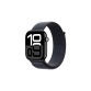 Apple watch Apple Apple Watch Series 10 GPS + Cellular 46mm Boîtier en Aluminium Noir de Jais avec Boucle Sport Encre Violette