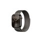 Apple watch Apple Apple Watch Series 10 GPS + Cellular 46mm Boîtier en Titane Ardoise avec Bracelet Milanais Ardoise - M/L