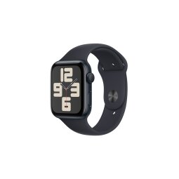 Apple watch Apple Apple Watch SE GPS 44mm Boîtier en Aluminium Minuit avec Bracelet Sport Minuit - S/M