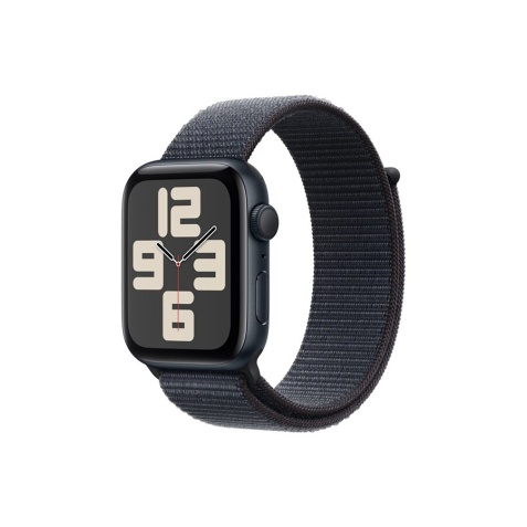 Apple watch Apple Watch SE GPS 44mm Boîtier en Aluminium Minuit avec Boucle Sport Encre Violette version 2024