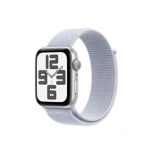 Apple watch Apple Apple Watch SE GPS 44mm Boîtier en Aluminium Argent avec Boucle Sport Nuée bleue