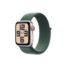 Apple watch Apple Watch SE GPS + Cellular 40mm Boîtier en Aluminium Lumière Stellaire avec Boucle Sport Vert lacustre version 2024