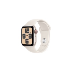Apple watch Apple Watch SE GPS + Cellular 40mm Boîtier en Aluminium Lumière Stellaire avec Bracelet Sport Lumière Stellaire - S/M version 2024