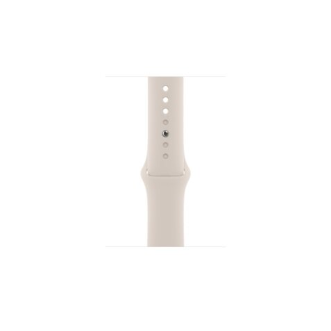 Accessoires bracelet et montre connectée Apple Bracelet Apple Watch 45mm Starlight Sport Band - Regular Lumiere stellaire