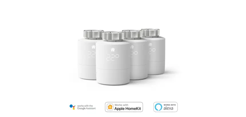 Thermostat connecté Tado TETE THERMOSTATIQUE CONNECTEE ET INTELLIGENTE QUATTRO PACK