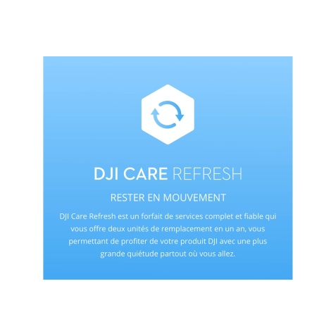 Accessoires pour drone Dji Care Refresh 1 an - Plan Osmo Action 3