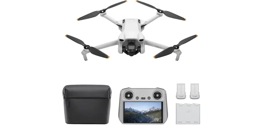 Drone Dji Mini 3 Fly More Combo avec radiocommande smart controller