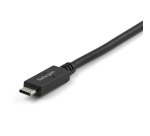 StarTech.com 1m USB-A naar USB-C Laadkabel, USB 10Gbps, Charge & Sync, 3A, USB-IF Gecertificeerd - Zwarte USB Oplaadkabel