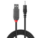 Lindy 70265 cavo di alimentazione Nero 1,5 m USB A EIAJ-01 (2.5 mm, 0.7 mm)
