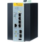 Allied Telesis AT-IE200-6FP-80 Managed L2 Fast Ethernet (10/100) Power over Ethernet (PoE) Black, Grey