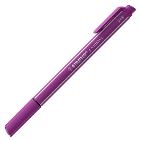 Stylo-feutre PointMax. Pointe moyenne 0,8mm. Ecriture souple et sans bavure Couleur lilas