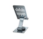 Conceptronic THANA08G Foldable Swivel Phone Stand, 360° Rotating Base, Adjustable Height