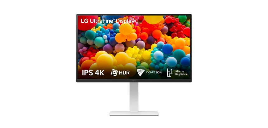 LG 27US550-W computer monitor 68,6 cm (27") 3840 x 2160 Pixels 4K Ultra HD LCD Wit