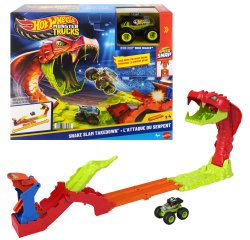 Hot Wheels Monster Trucks Monstertrucks SLA DE SLANG KNOCK-OUT Speelset