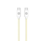 Celly USBCUSBCCOTTYL cable USB 1,5 m USB C Blanco, Amarillo