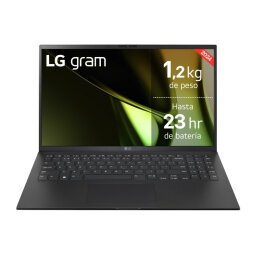 LG Gram 15ZD90S-G.AX75B ordenador portatil Intel Core Ultra 7 155H Portátil 39,6 cm (15.6") Full HD 16 GB LPDDR5-SDRAM 512 GB SSD Wi-Fi 6E (802.11ax) FreeDOS Negro