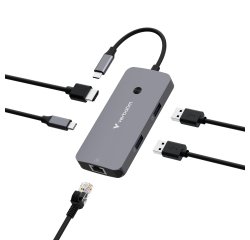 Verbatim CMH-05 USB Type-C 5000 Mbit/s Argent