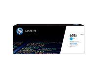 HP 658X High Yield Cyan Original LaserJet Toner Cartridge