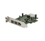 StarTech.com Scheda adattatore PCI Express FireWire 2b 1a 1394 a basso profilo - 3 porte
