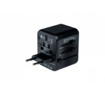 Verbatim 49544 adaptador de enchufe eléctrico Universal Negro