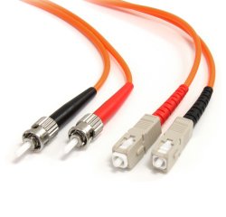StarTech.com 2m Multimode 62,5/125 Duplex Glasvezel Netwerkkabel - LSZH - ST/SC