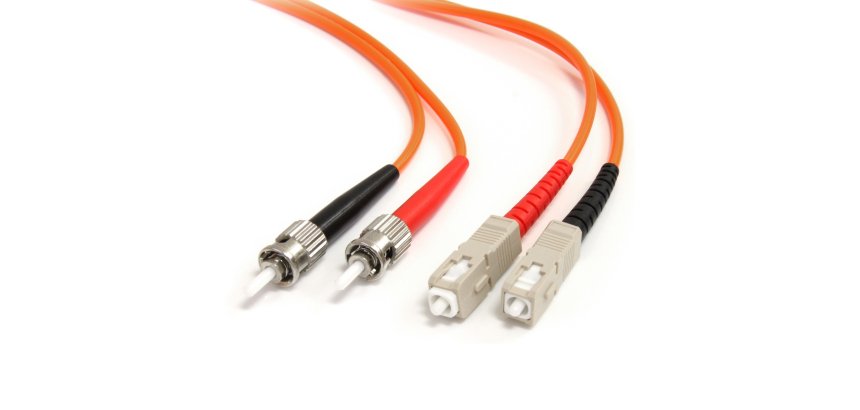 StarTech.com Fiber Optic Cable - Multimode Duplex 62.5/125 - LSZH - ST/SC - 2 m